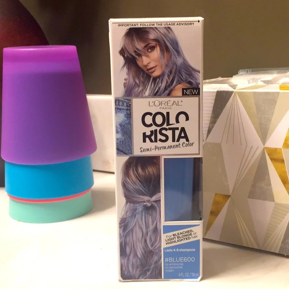 👨🏽‍🎤L’Oréal Colorista Blue Semi-Perm Dye